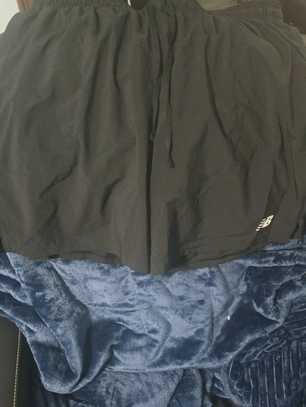 New Balance Black Men's Athletic Shorts with Drawstring
